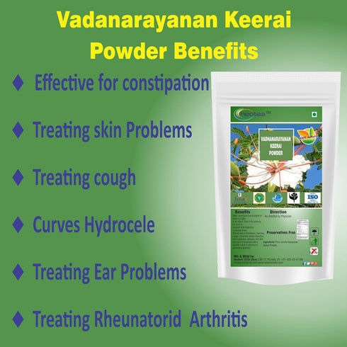 300g 100% Immunity Neotea Vadhanarayanan Keerai Powder, | Natural Spinach Powder | Rich in Vitamins & Minerals |