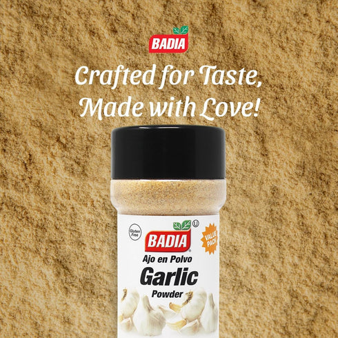 8 (Pack 12) Badia Garlic Powder, Ounce