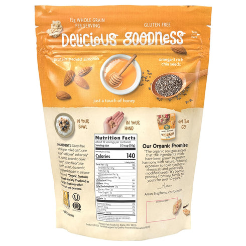 11 oz (Pack 1), Nature's Path Organic Honey Almond Granola, of Gluten Free, Non-GMO