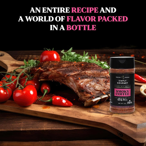 Smoky Coffee Spice: Premium Blend Spice for Gourmet Cooking, Versatile Culinary Season