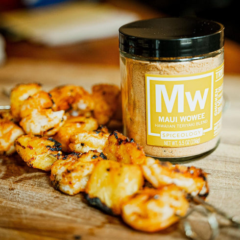 Spiceology Maui Wowee Hawaiian Teriyaki Seasoning - BBQ Rub Spices for Chicken, Ramen, Salmon, Pork, Tofu - 5.5 oz