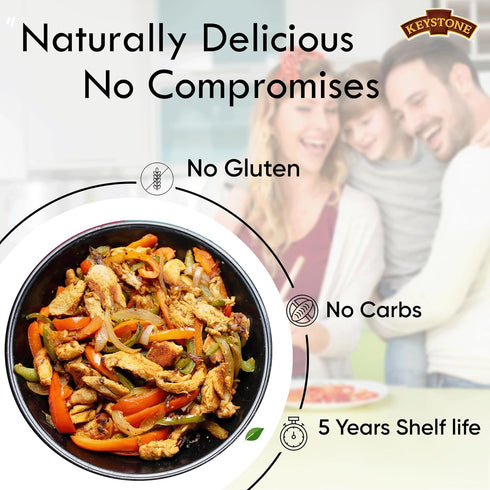 28 oz 98% 5-Year Pack 3 Keystone Meats All Natural Heat and Serve Canned Chicken Fully Cooked Canned Meat Fat Free