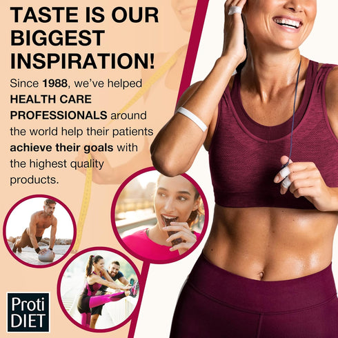 ProtiDIET High Protein Apple Cinnamon Oatmeal, 15g Protein, Sugar Free, 7 Packets Per Box