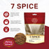 Spicy World Seven Spice Blend 7oz Bag - All Natural, No Additives or Preservatives (7 Premium Quality Mediterranean Spices Blend)