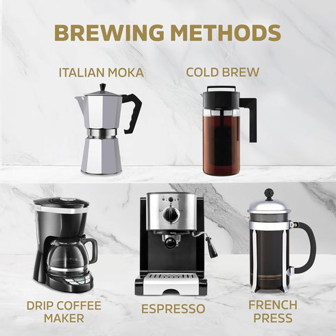 16 oz 100% (Pack 4) Induban Gourmet, Bag, Whole Bean Coffee, Medium Roast - Premium Arabica Coffee from the Dominican