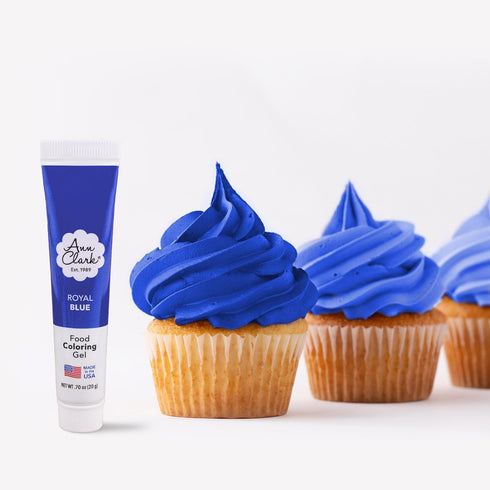 Ann Clark Royal Blue Food Coloring Gel, 0.70 oz. (20 g), Made in USA