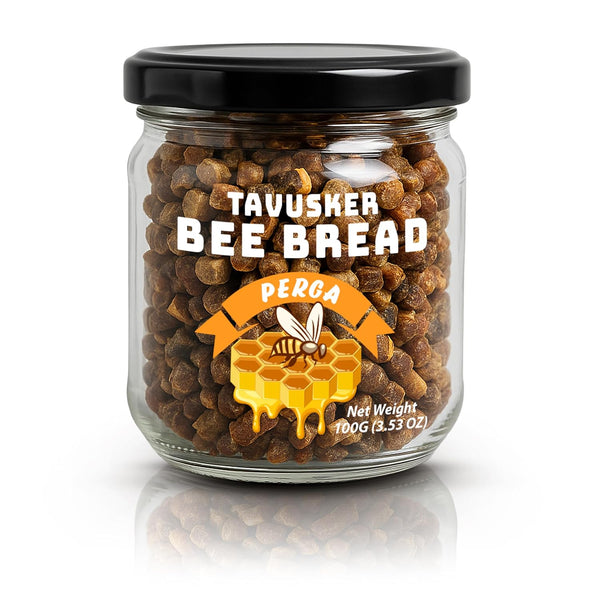 Tavusker Bee Bread 2026 Harvest, Fresh Perga Naturally Fermented Bee Pollen, Gluten