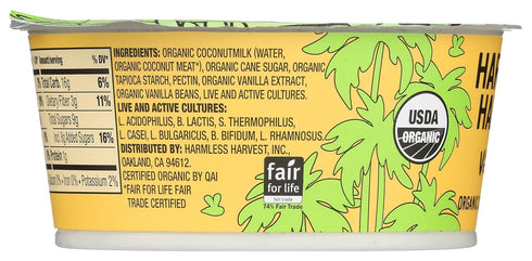 Harmless 4oz Harvest Dairy-Free Cup Yogurt - Vanilla