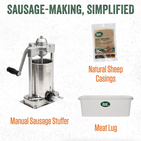 20 9.5 Package LEM Products Backwoods Sweet Italian Fresh Sausage Seasoning Kit, Ideal for Wild Game and Domestic Meat