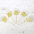 24 PCS Gold Glitter Beer Mug Cupcake Toppers, Food Cake Picks for Party Decor