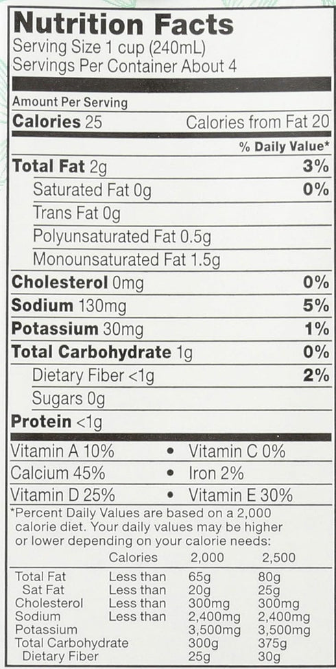 SO DELICIOUS 32 Oz6 , Almond Milk Unsweetened Aseptic, Fl
