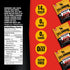 Country 6 2.2 14g Tillamook Smoker Zero Suagr Beef Jerky - Original, Teriyaki, Black Pepper, x Ounce Each, Slow-Smoked