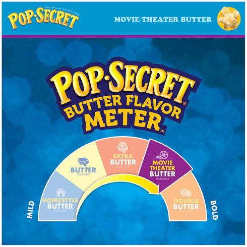 by Pop Secret 1.75 Oz (Pack 12) Pop Secret Microwave Popcorn, Movie Theater Butter Flavor, Snack Bags