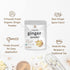 DEAL SUPPLEMENT 3lbs Organic Fresh Ginger Powder, Finely Ground for Easy Mixing, Raw Ginger Spice Flavor, Indian Origin