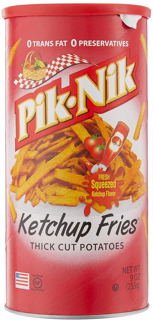 Pik-Nik Ketchup Fries, Thick Cut Potato Sticks, 255g/9 oz. (Imported from Canada)