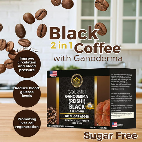 Packets (30 0.07 Oz Eternal Spirit Beauty Asian Black Coffee Singles - Unparalleled Convenience in Individual for Quick