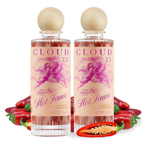 Cloud23 Hot Sweet Jalapeno Hot Sauce - Red Jalapeno with Brown Sugar,