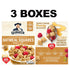 14.5 Oz (Pack 3) Quaker Oatmeal Squares Crunchy Whole Grain Breakfast Cereal, Honey Nut, Boxes