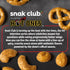 10 oz Snak Club x Hot Ones Hot Habanero Snack Mix, Spicy Snacks with Peanuts, Pretzels, Sesame Sticks, Toasted Corn
