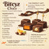 25 Biteyz Choco Turkish Delight, Vegan Candy Gift Box - Chocolate-Covered Assorted Treats with Orange, Pistachio