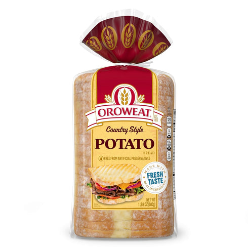 OROWEAT Country Style Potato Bread, Potato Bread, 24 oz Bag