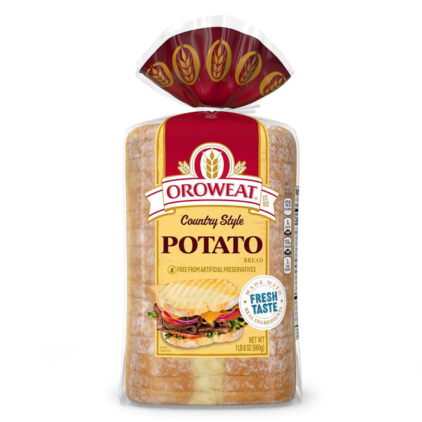 OROWEAT Country Style Potato Bread, Potato Bread, 24 oz Bag