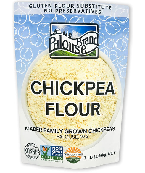 Palouse Brand Certified Glyphosate Residue Free Chickpea Flour | 3 LBS |