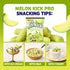 1.58 oz (Pack 20) Nongshim Melon Kick Puff Snack - Sweet and Crispy Corn Puff with Creamy Melon Flavor - Crunchy