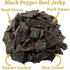 1 Lone Star Black Pepper Beef Jerky - Pound Resealable Bag - Hickory Smoked Handcrafted Flavor - High Protein Healthy