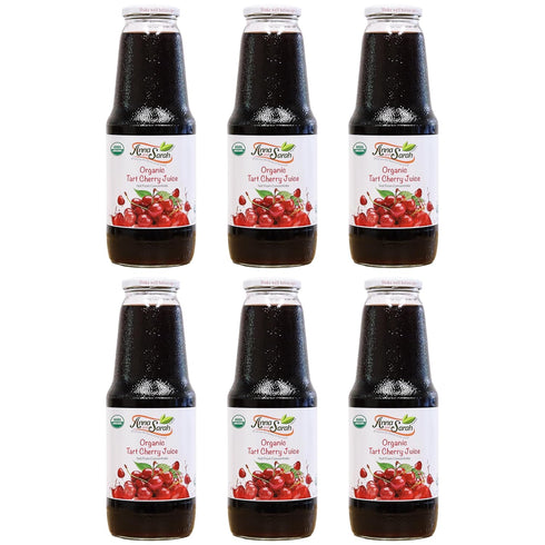 Anna and Sarah 33.8 Oz Organic Tart Cherry Juice - Glass Bottle