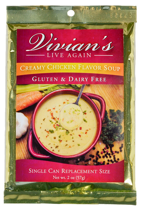 Gluten Free Cream of Chicken Soup & Gravy Mix, Dairy Free, Shelf Stable, Powdered Mix by Vivian's Live Again