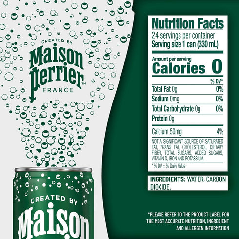 11.15 OZ 8 Count, 3 Pack Maison Perrier Ultimate Sparkling Water, FL Cans