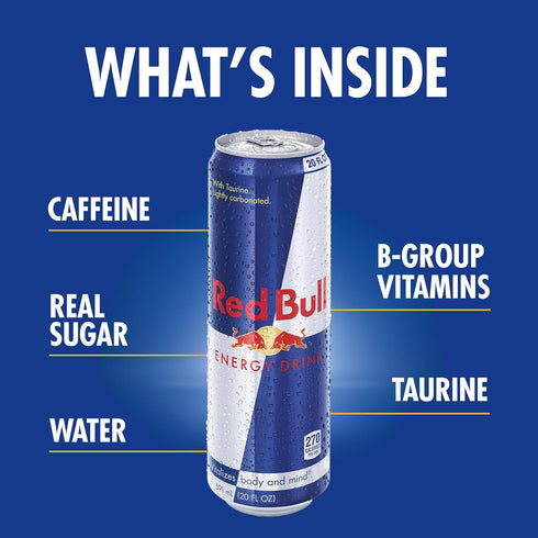 20 Oz. Red Bull Energy Drink, Fl.