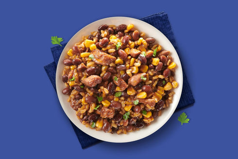 6 Pack (6/10.5 oz K12) Miss Olives Chicken Tinga & Rice Meal, Trays Heat & Serve Microwave Meals Ready-to-Eat Entres