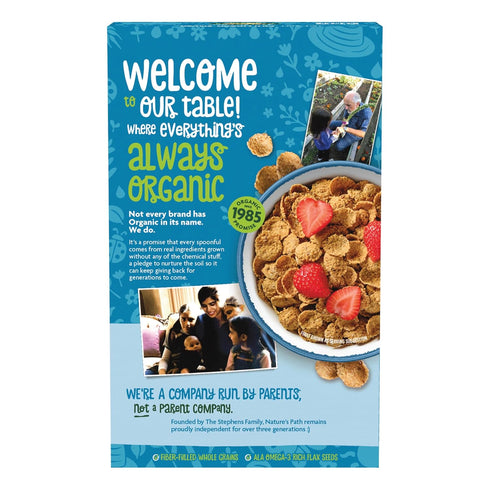 13.25 oz (Pack 1), Nature's Path Organic Flax Plus Multibran Flakes Cereal, of Non-GMO