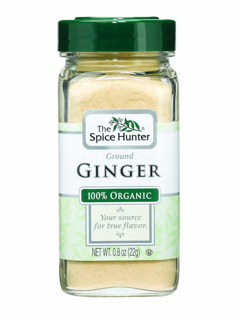 The Spice Hunter Ginger, Ground, Organic, 0.8-Ounce Jars (Pack of 6)