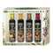 Mantova Organic Flavored Balsamic Vinegar of Modena 4-Variety Pack: Fig, Pear, Pomegranate,