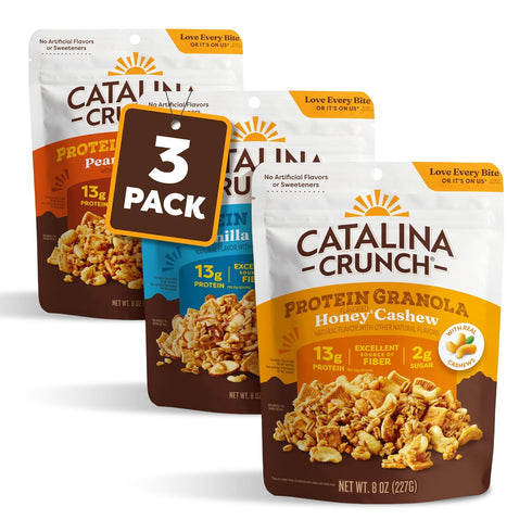 Catalina Crunch Protein Granola - Low Sugar Breakfast Cereal with 13g of