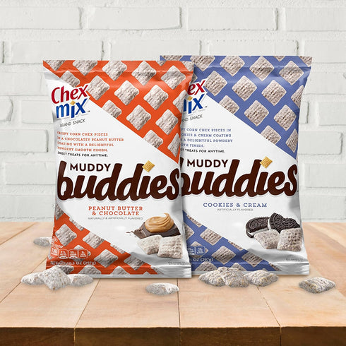 4.5 Oz (Pack 7) Chex Mix Muddy Buddies, Mint Chocolate