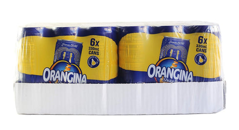 Orangina (Pack 24) (11.2 oz - Citrus Sparkling Juice Beverage - Light Pulp - Original Imported European French Recipe
