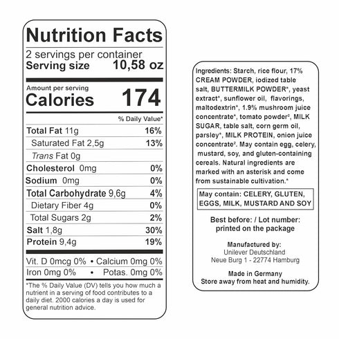 Knorr (Pack 4) Fix creamy mushrooms (Rahm-Champignons)