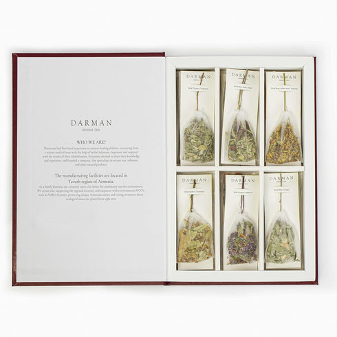 12 (0.28 oz Armenian Herbal Tea Organic Herbs & Spices Collection | Tea Bags Each) | Premium Mountain Wild Plant