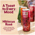 10 (4 Pack) Melting Forest Functional Mocktail Hibiscus Rose Alcohol-Free, Euphoric Adaptogen Drink with Reishi