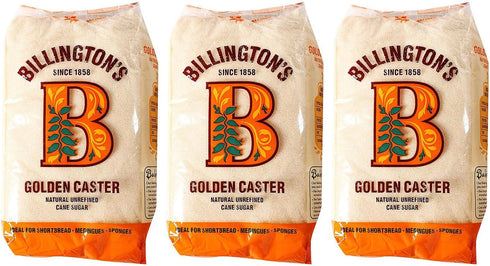 Billington's (3 Pack) - Billingtons - Org Golden Caster Sugar | 500g |
