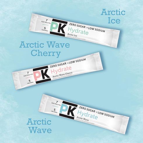 pack 40 Count Packets Pure Kick Arctic Variety Singles to Go Powdered Drink Mix, Arctic Wave, Arctic Wave Cherry