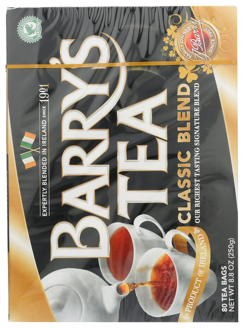 Barry's Tea Bags, Classic Blend, 80 Count, 8.8 Oz