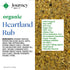 3.6 oz. Organic Heartland Rub by Journey Spice Co. | Gourmet Coarse All-Purpose Dry Rub Inspired by Chicago Steak