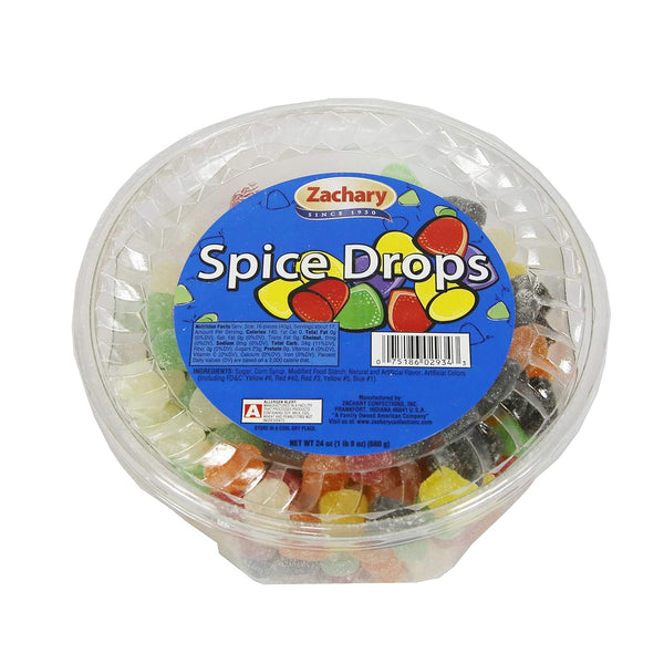 Zachary : Artificially Flavored Spice Drops Coated In Sugar Spice Drops, 32 oz