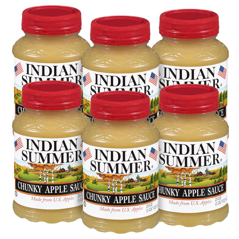 Indian Summer Premium Chunky Applesauce Made from US Apples and American Growers