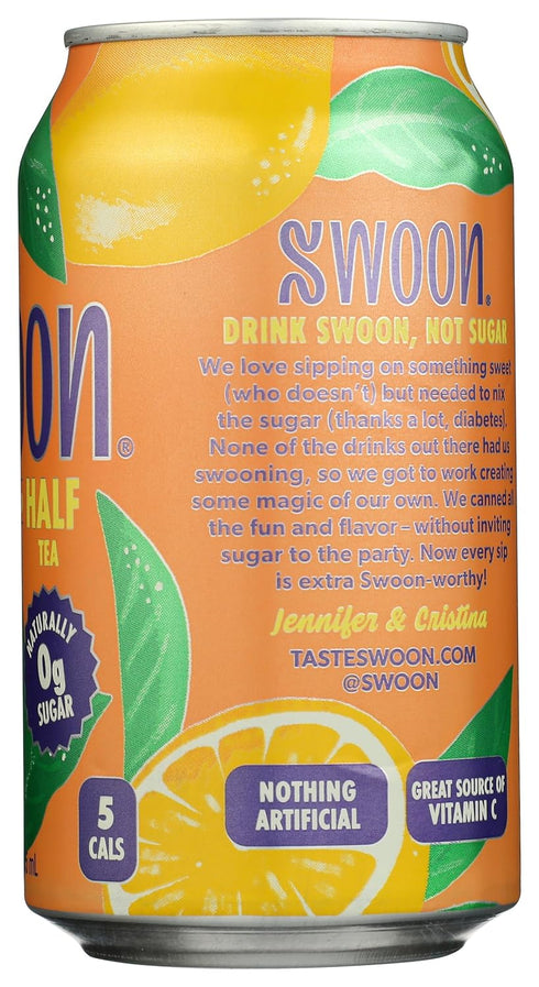 12 Oz Swoon, Lemonade Half Half Zero Sugar, Fl